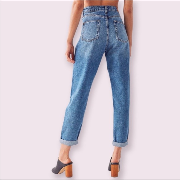 Urban Outfitters BDG Pintuck Mom Jean in Vintage Wash, US 25 - Picture 4 of 7